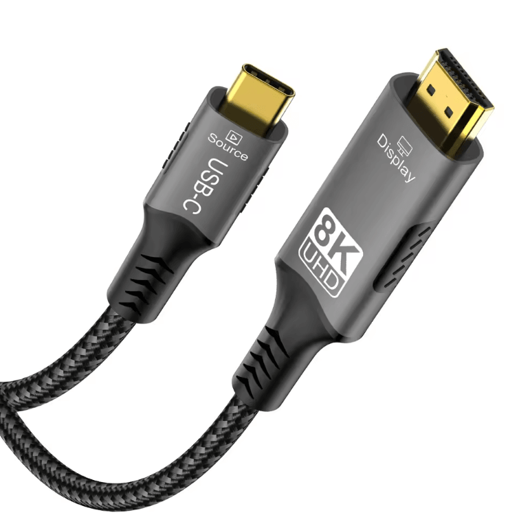 UltraView 8K USB C to HDMI 2.1 Cable Adapter for MacBook and Laptops