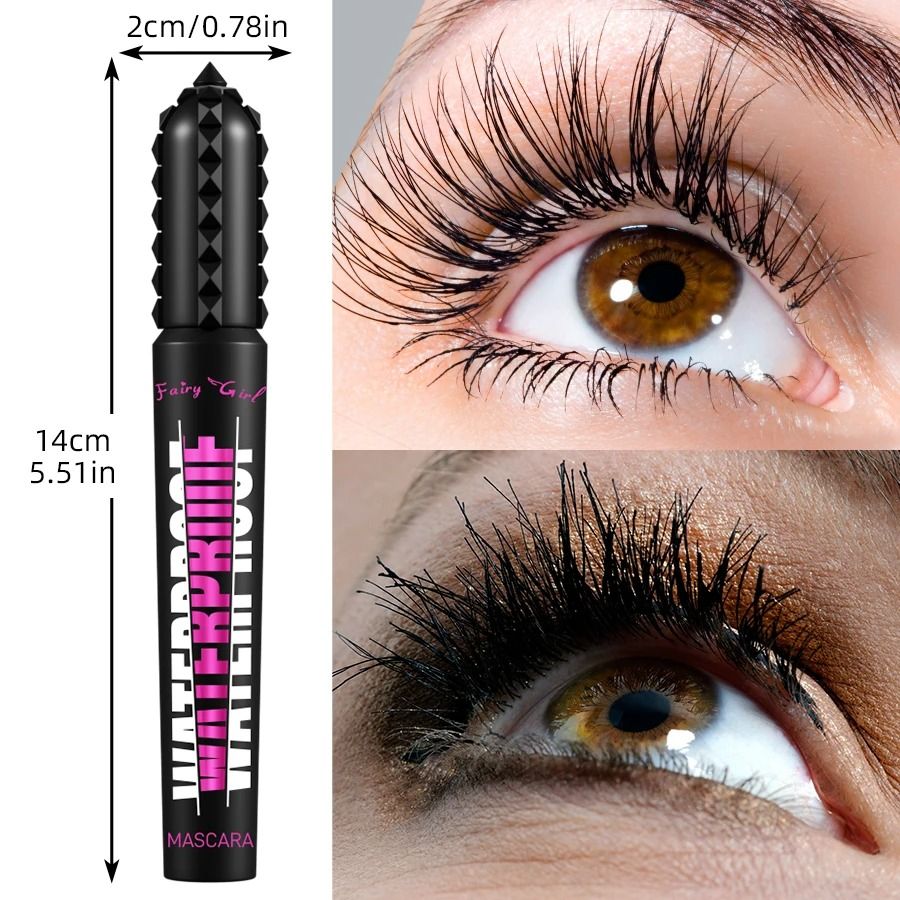 Black Waterproof Mascara Lengthening 4D Effect