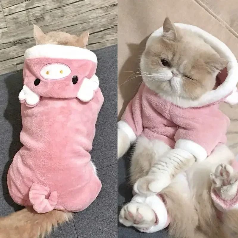 Cartoon Animal Pet Jumpsuit Pajama for Small Dogs and Cats