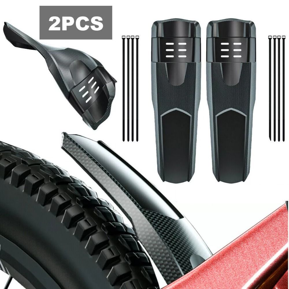 Mountain Bike General Cycling Equipment, Durable Hard Shell Cycling Mudguard PP Front Rear Tyre Mud Guard