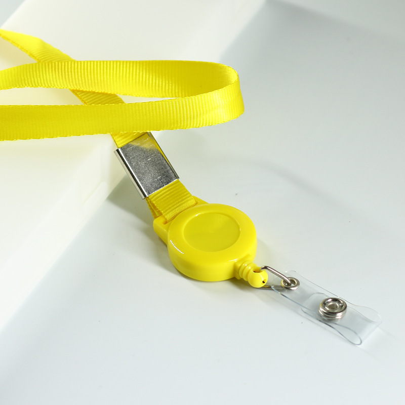 Retractable Badge Reel, Professional Neck Lanyard with ID Card Holder