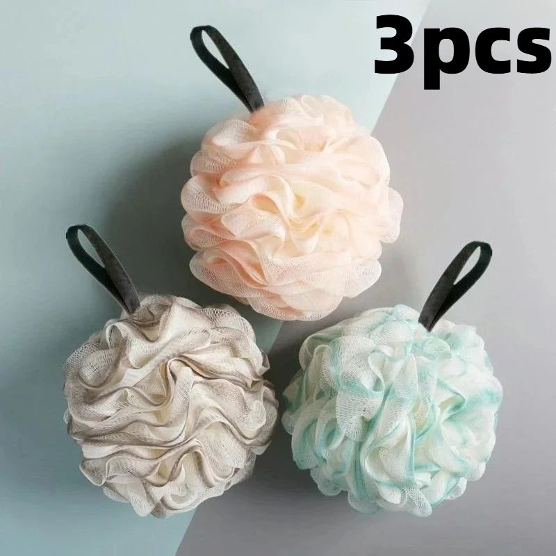 Large Mesh Shower Sponge Set