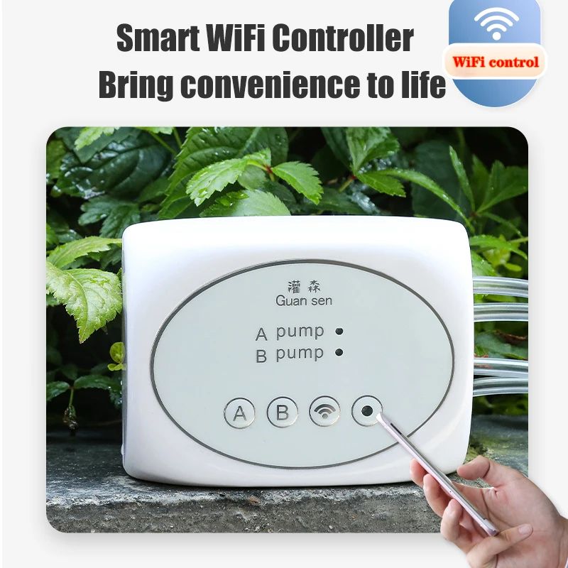 WiFi Smart Garden Irrigation Controller Kit – App-Controlled Automatic Drip Watering Timer