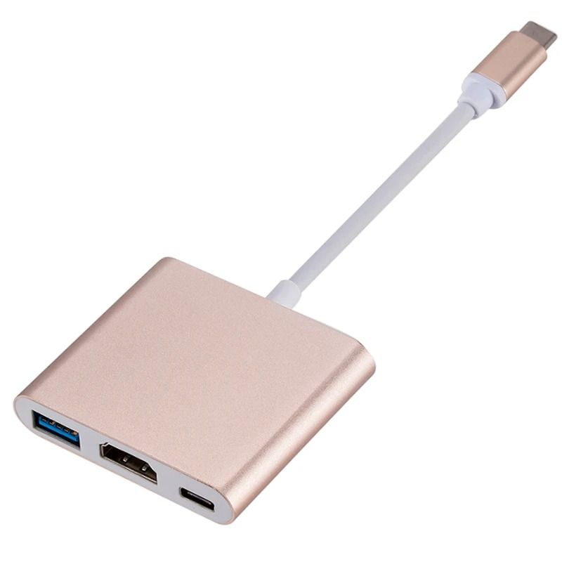USB C to HDMI USB3.0 Hub 3 in 1 Adapter