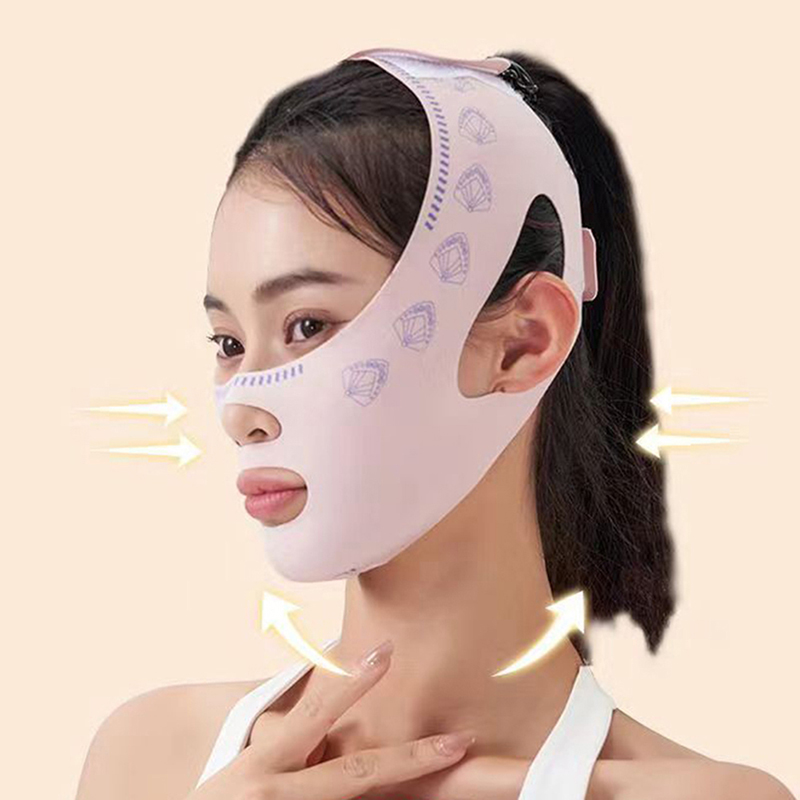 V Line Face Slimming Bandage, Chin Cheek Neck Shaper Strap, Face Sculpting Lift Up Sleep Mask Beauty Band