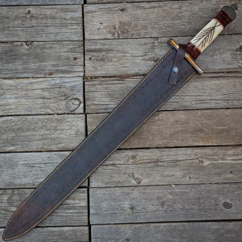Tempest of the Heavens Viking Inspired Sword Hand Forged Firestorm