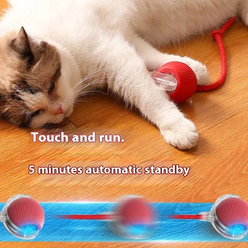 Rechargeable Smart Interactive Cat Ball Toy
