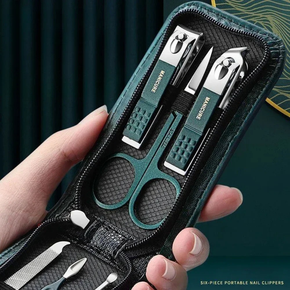 High-End Nail Scissors Set for Men and Women Premium Manicure Beauty Tools, Portable Nail Clippers Set