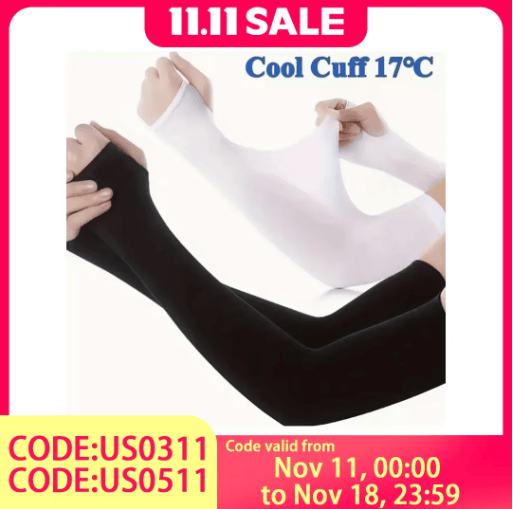 Ice Silk UV Protection Arm Sleeves Breathable sun protection sleeves for Sports & Outdoor Comfort