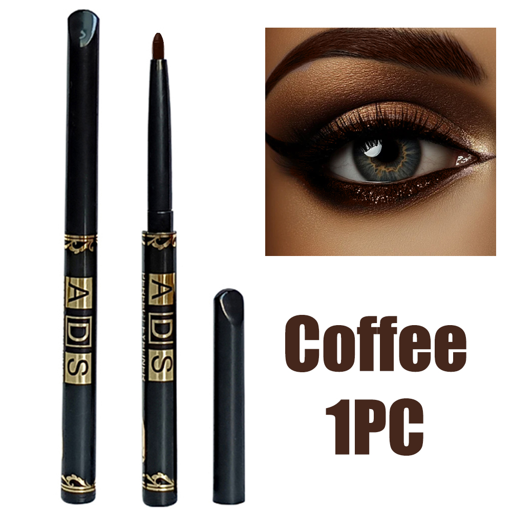 Smudge-Proof Waterproof Black Brown Eyeliner Pencils, High Pigmented & Long-Lasting Punk Makeup