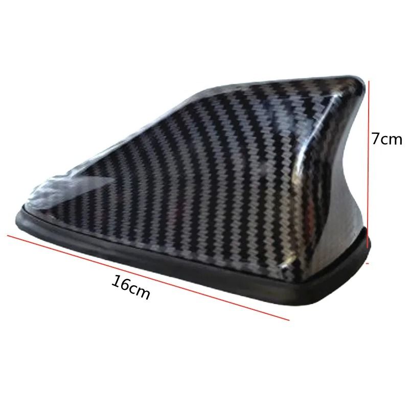 Universal Carbon Fiber Shark Fin Antenna Car Roof Signal Booster