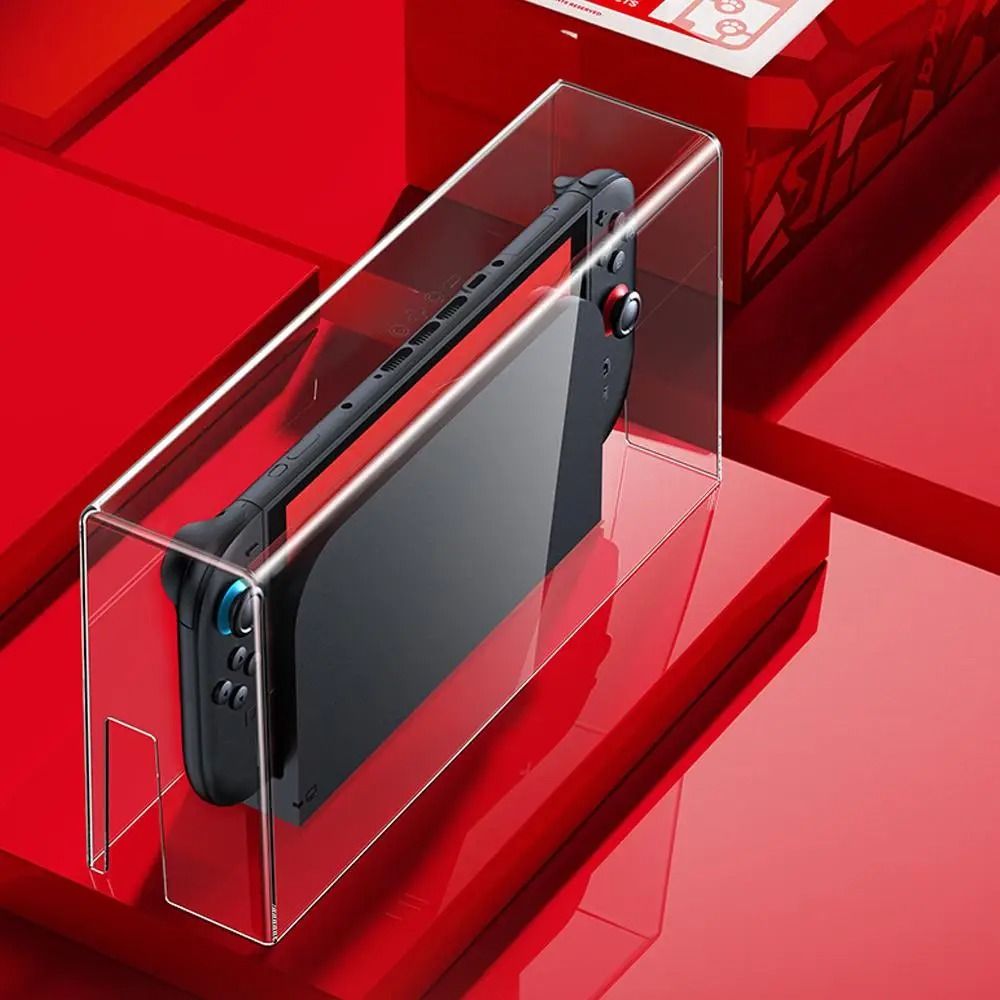 Transparent Acrylic Console and Dock Display Case