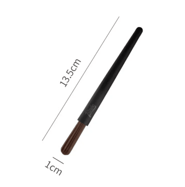 Wood and Nylon Coffee Grinder and Espresso Machine Cleaning Brush Set