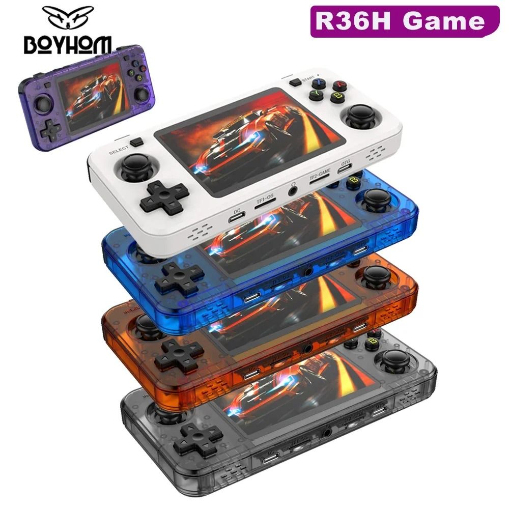 Boyhom R36H Dual RAM Linux Retro Handheld Game Console