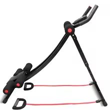 Dual-Track Adjustable Height Ab Crunch Machine