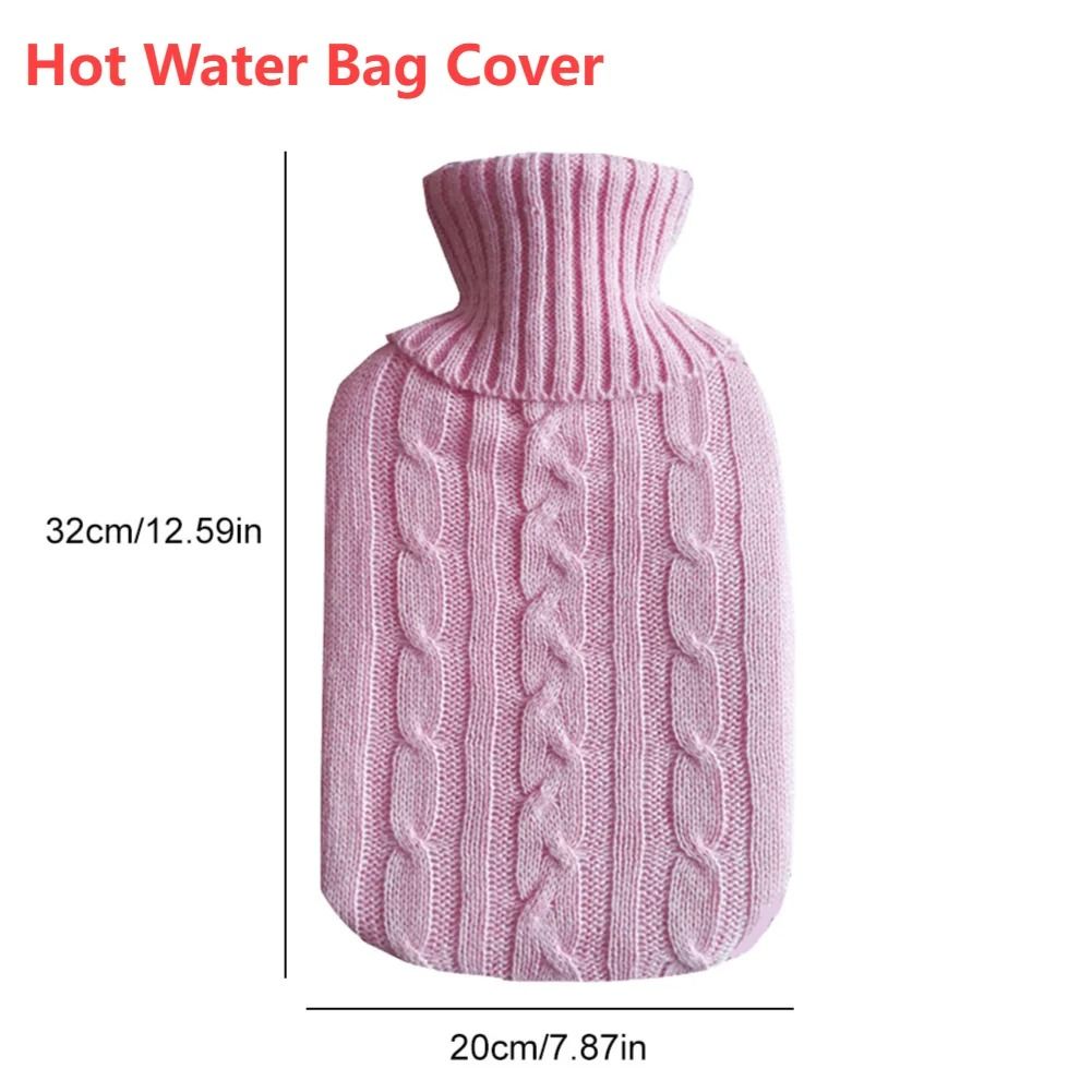 Plush Hand and Feet Warmer Hot Water Bottle with Protective Cover