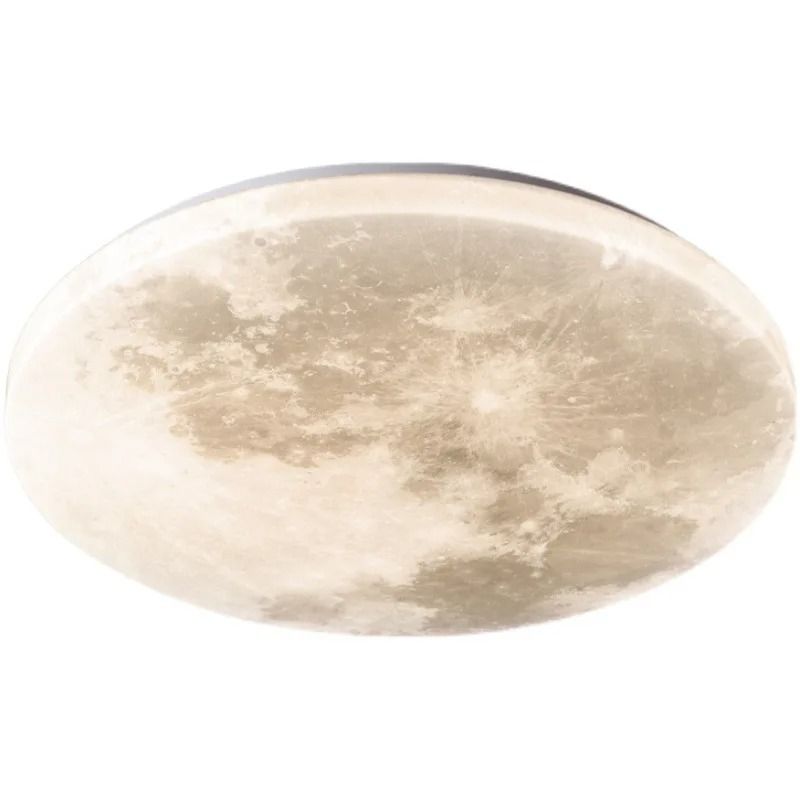 Modern Lunar Design Round LED Ceiling Lamp
