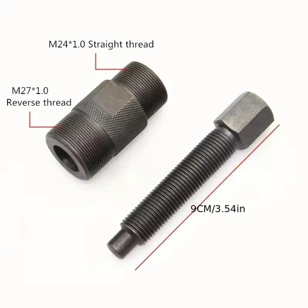 Motorcycle Flywheel Stator Puller Tool Dual Head Magnetic Disassembly Kit