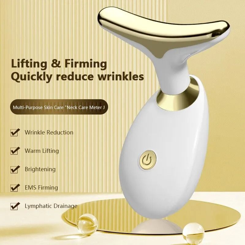Wireless Face and Neck Massager Lifting and Firming Electric Beauty Device