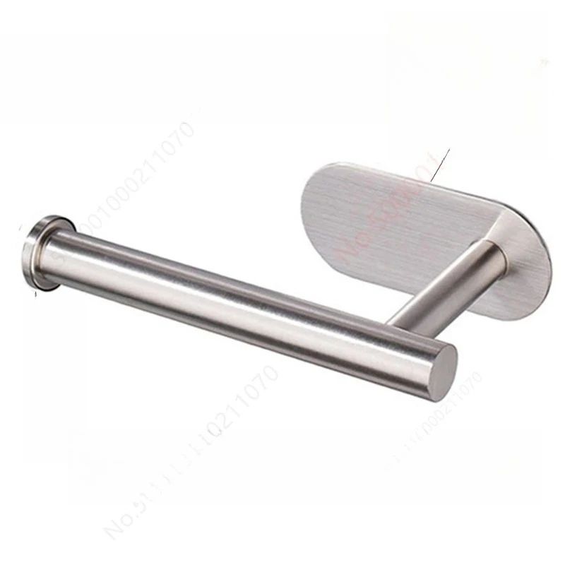 Adhesive Toilet Paper Holder Wall Mounted Tissue Rack