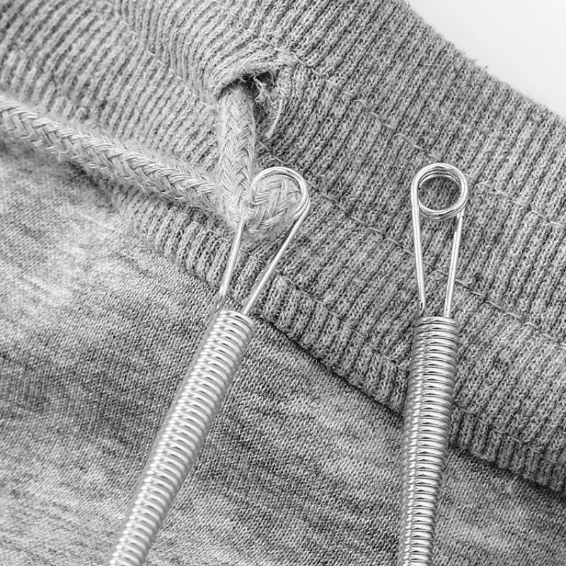 QuickFit Spring Drawstring Threader - Easy Hoodie & Pants String Replacement Tool