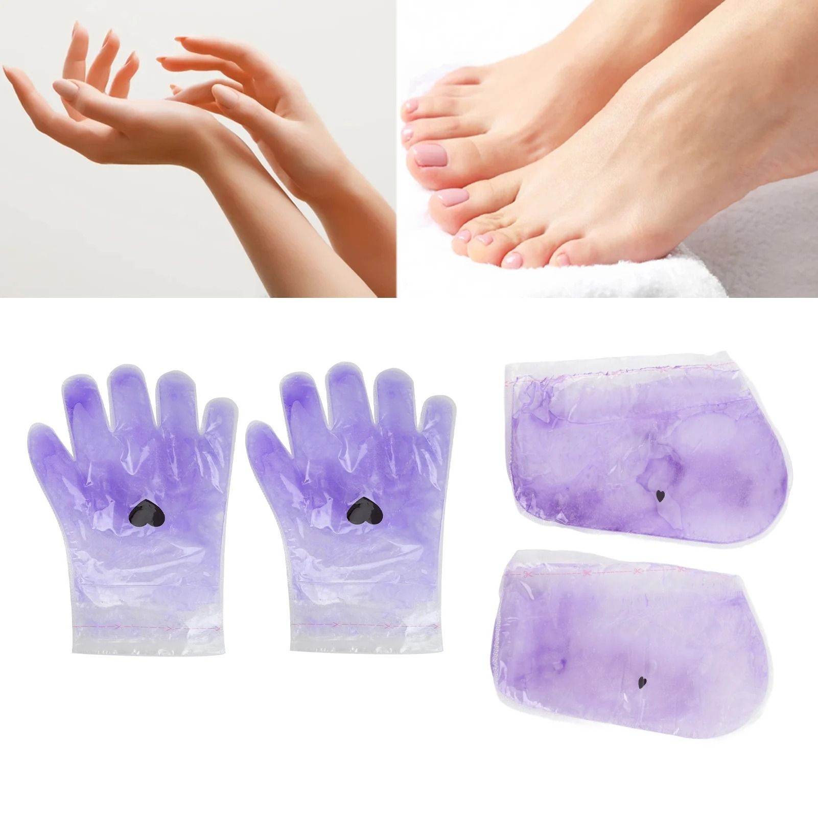 Thermal Paraffin Wax Therapy Gloves for Intensive Skin Softening