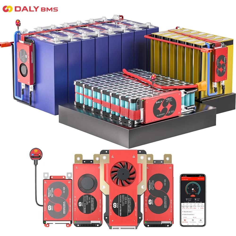 Daly Smart BMS for LiFePO4 and Li Ion Battery Packs