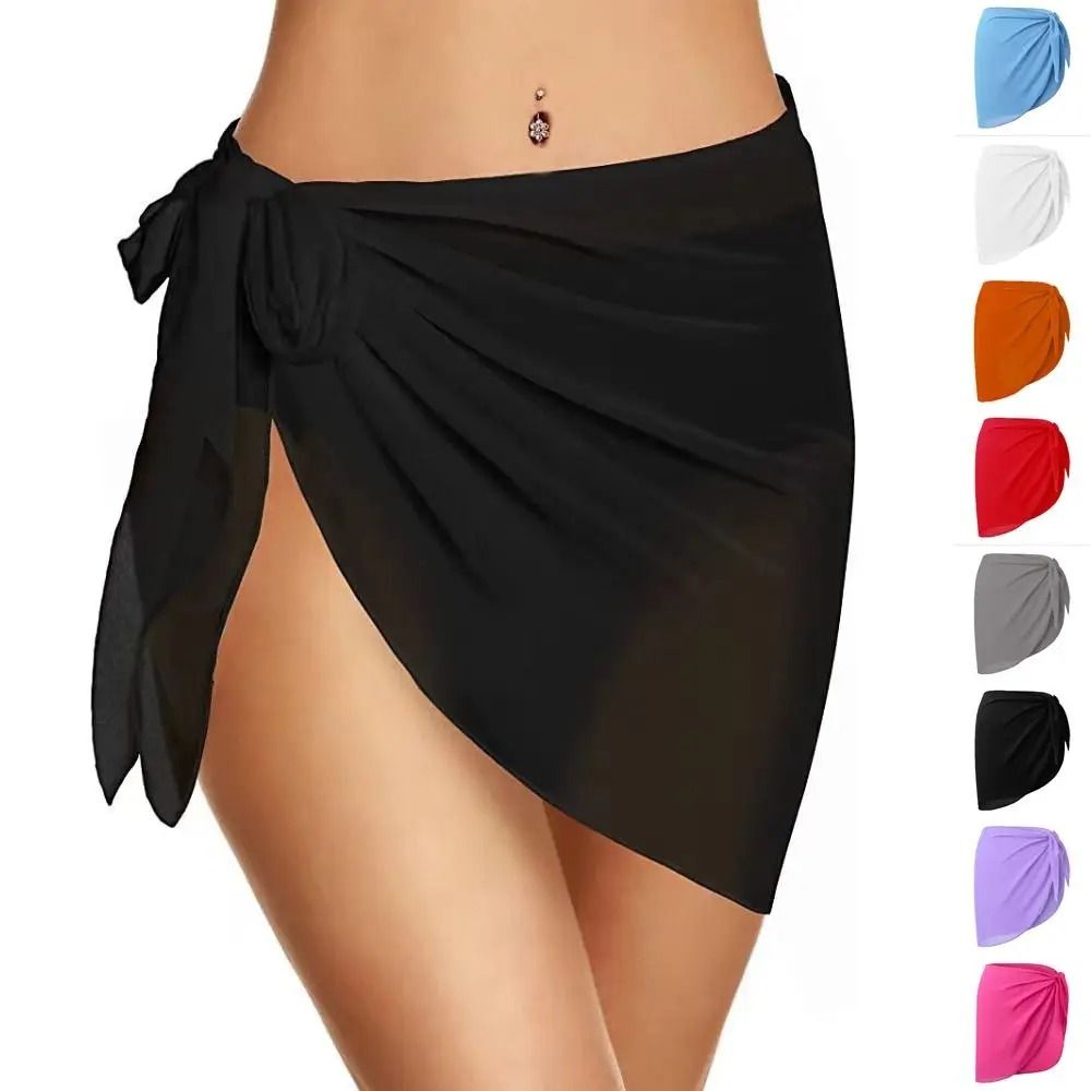 Chiffon Sheer Beach Sarong | High-Fidelity Bikini Wrap & Professional Boutique Swimwear Cover-Up