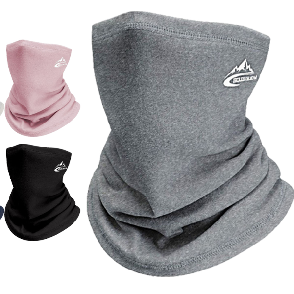 Winter Sports Snowboard Scarf Velvet Thermal Neck Warmer for Men and Women – Outdoor Hiking and Cycling Scarves
