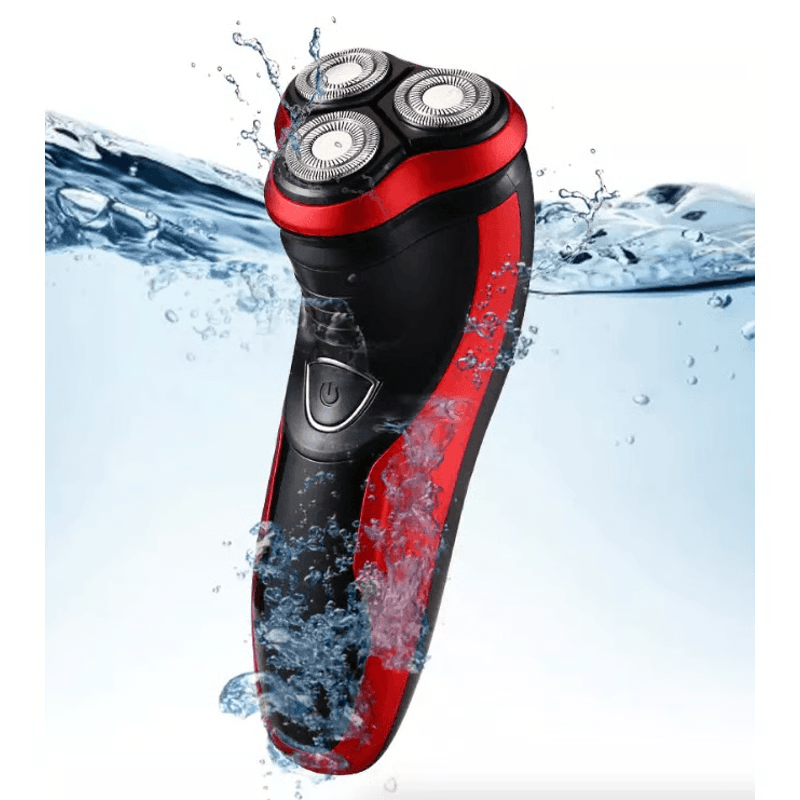 3D Rechargeable Beard Razor & Trimmer, Washable Face Care Shaving Machine