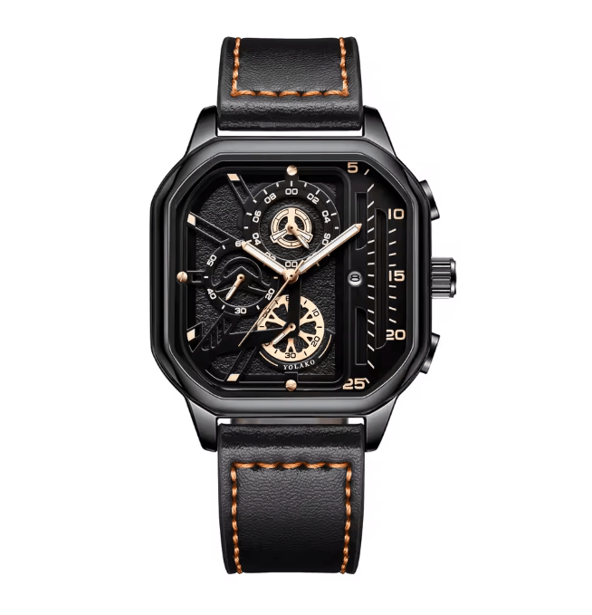 Square Dial Casual Mens Watch