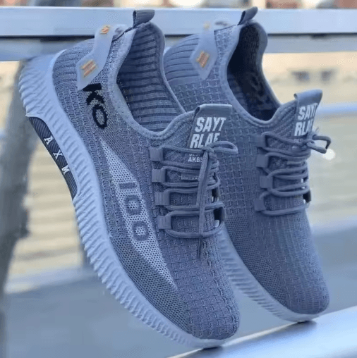 Breathable Mesh Casual Work Shoes – Soft Sole Non-Slip Lightweight Low-Top Sneakers