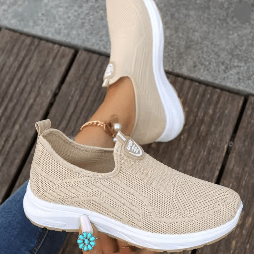 Womens Breathable Slip On Sports Loafers Lightweight Barefoot Ballet Flats