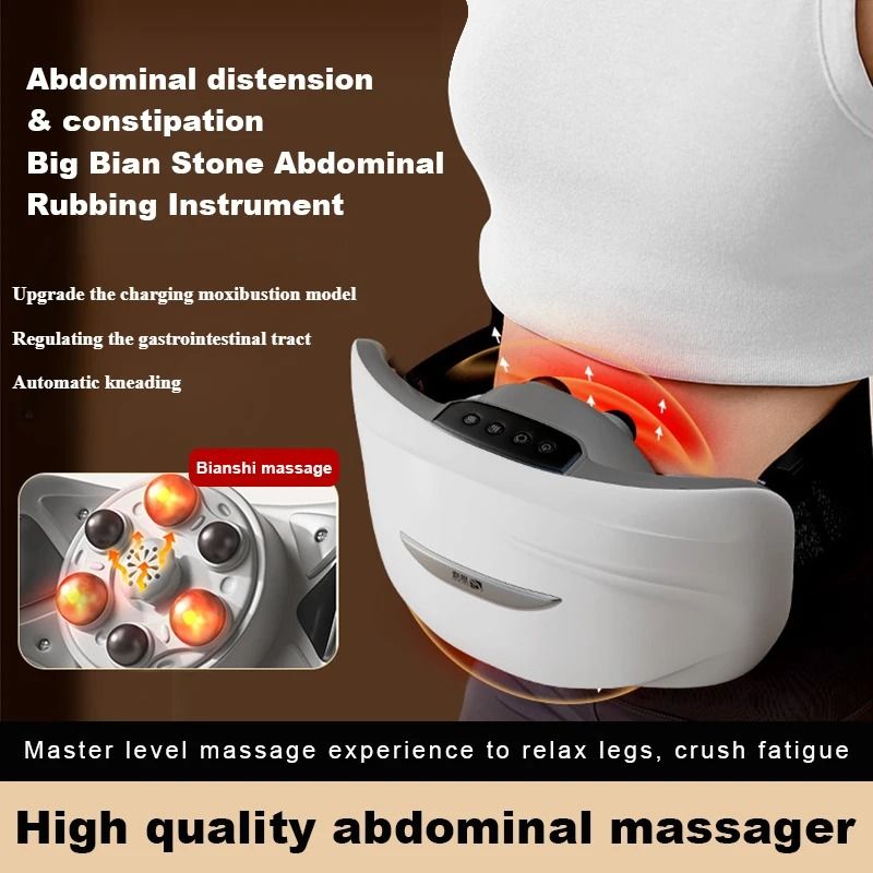 Automatic Heated Abdominal Vibrating Massager Wireless Belt for Waist and Back
