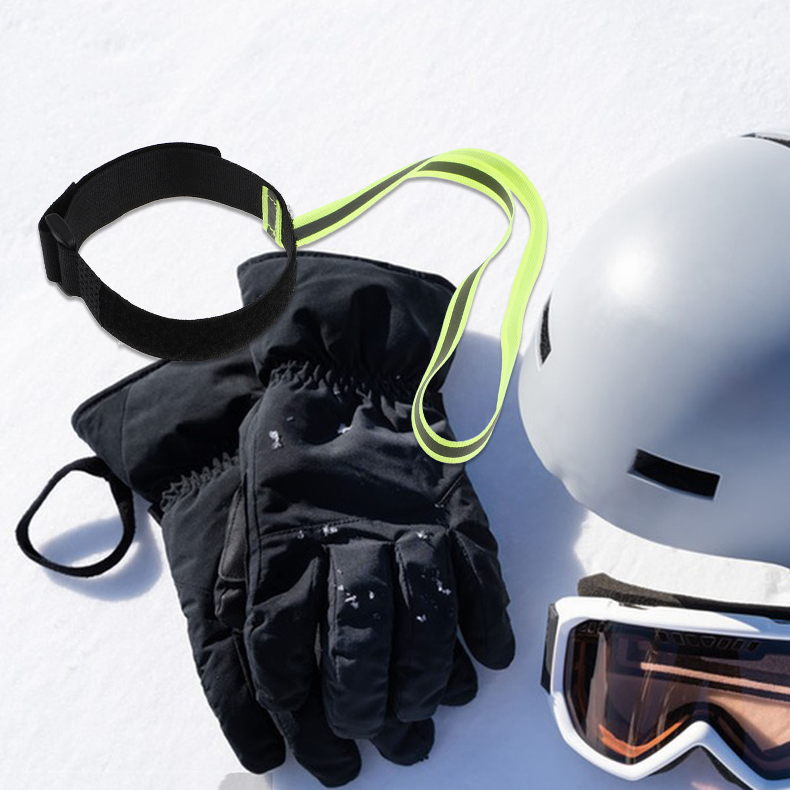Winter Glove Lanyard Anti Loss Strap Durable Nylon Mitten Keeper for Ski Snowboard