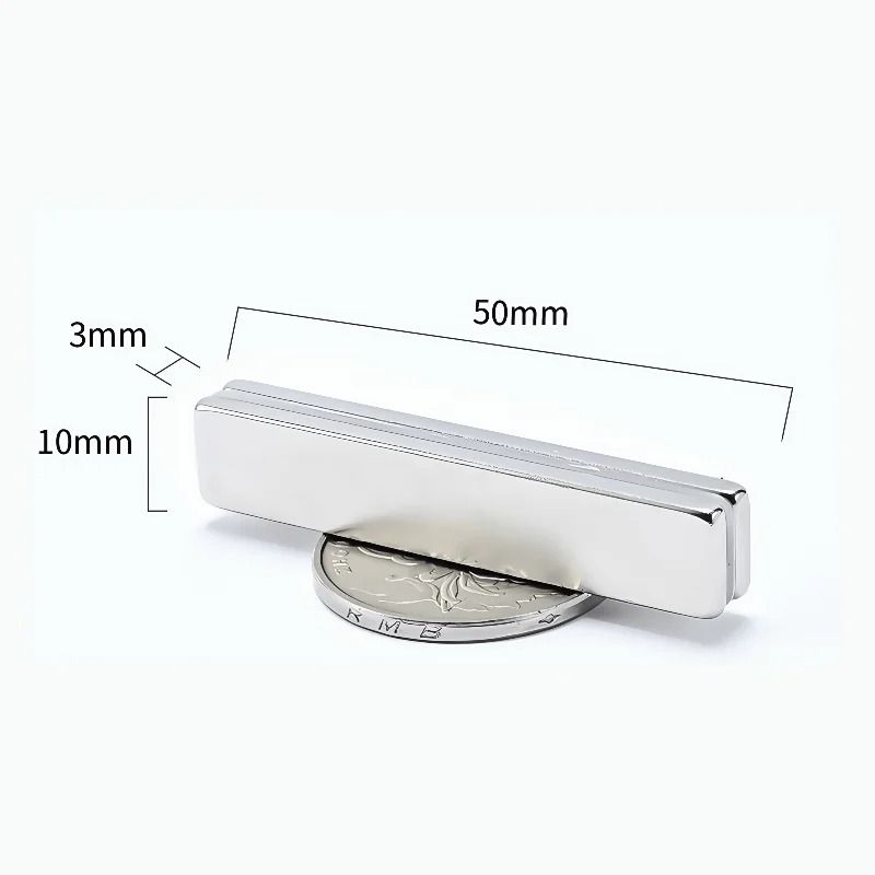 10pcs/lot N52 Square Neodymium Magnets | Ultra-Strong Rare Earth Industrial Magnets