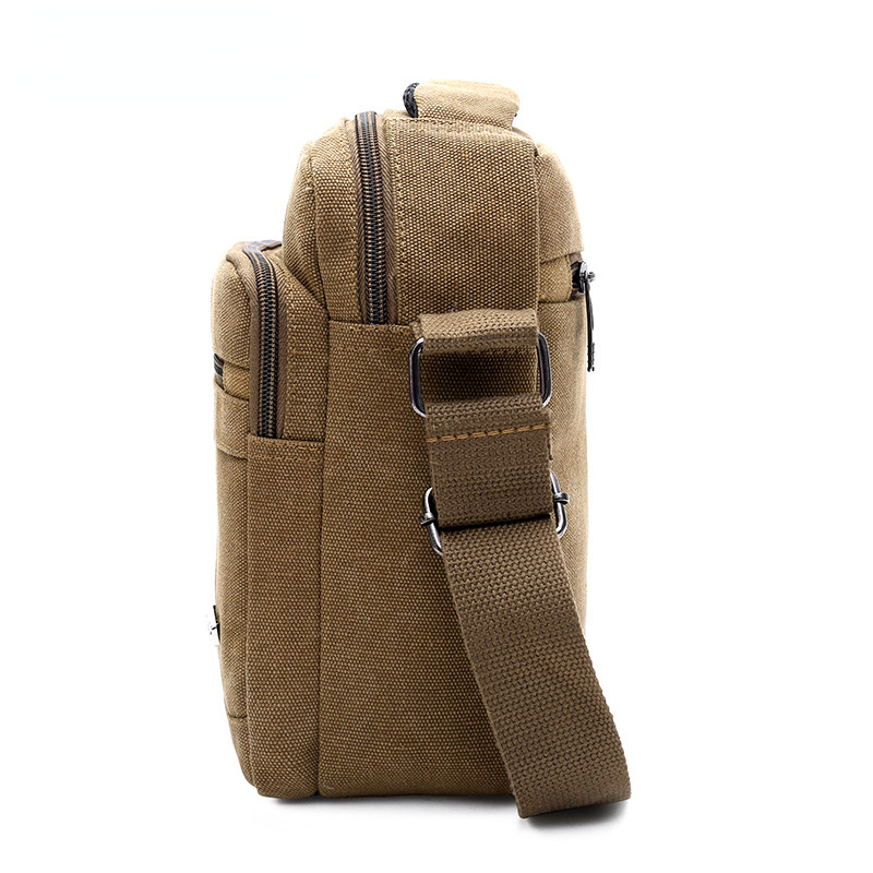 Stylish Canvas Shoulder Bag for Men Outdoor Travel Messenger Bag