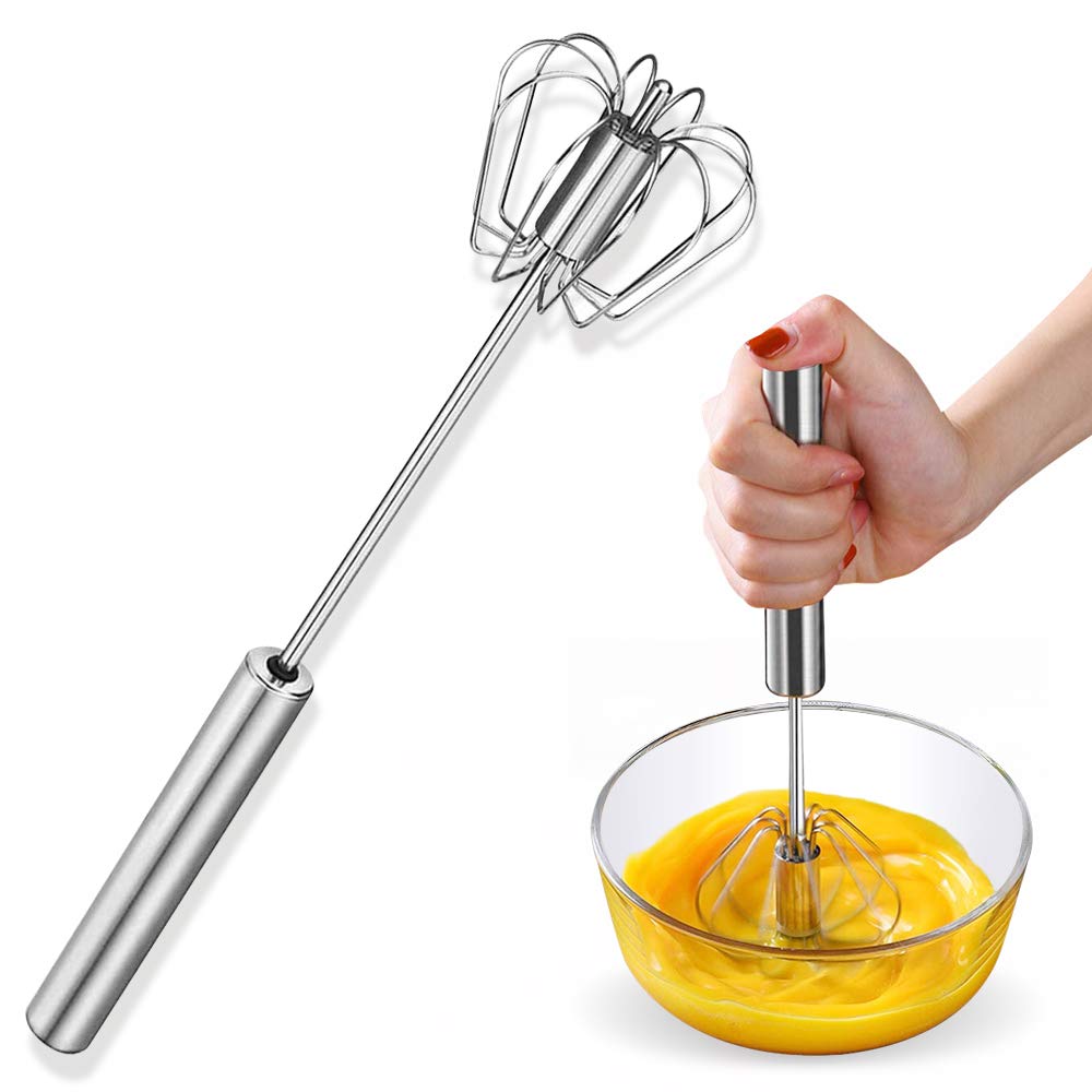 Manual Mixing Handheld Blender for Baby Food, Egg, Batter, Sauce Battery-Free for Baking Cooking
