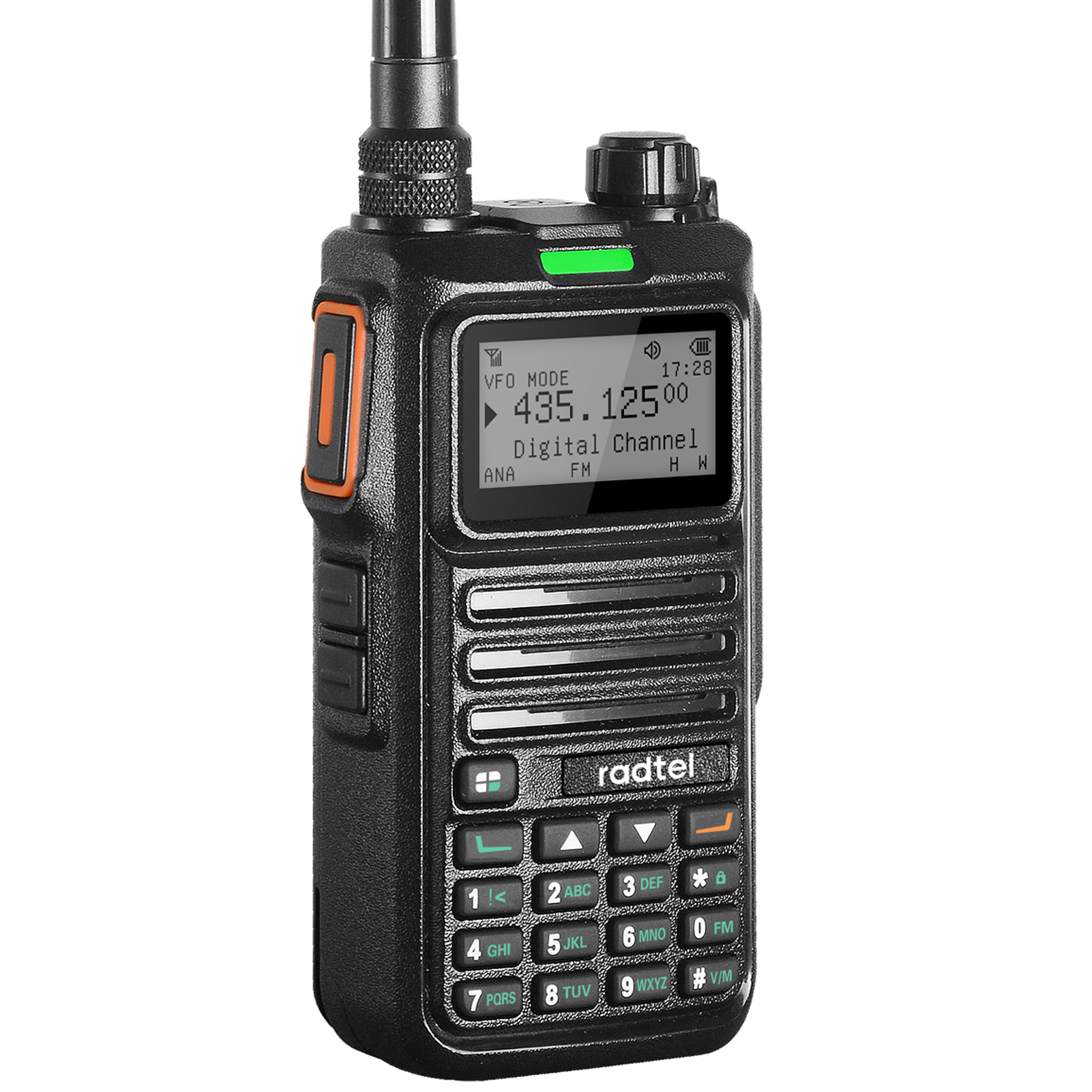 Dual Mode DMR Radio Digital Walkie Talkie with Channels