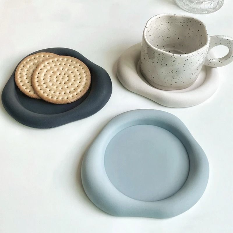 Cloud Shape Silicone Drink Coasters Heat Resistant Non Slip Cup Mat