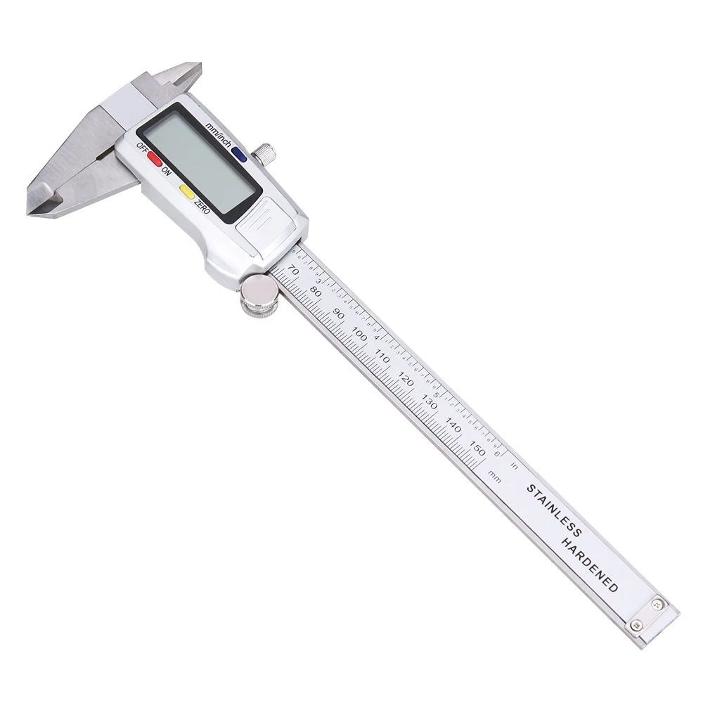 150mm Stainless Steel Digital Caliper – Precision Vernier Measuring Tool with LCD Display