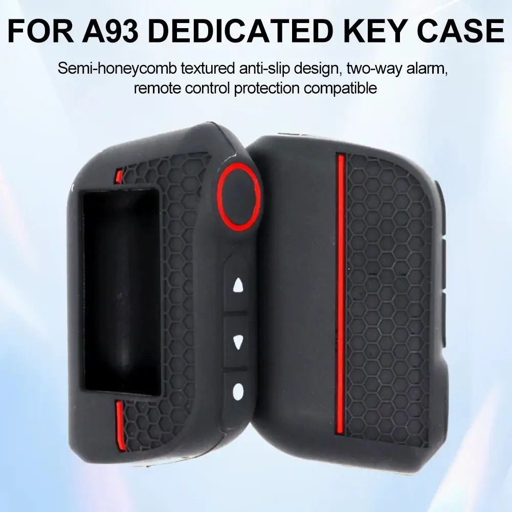A93 Bidirectional Alarm Honeycomb Key Protective Case Car Key Cover