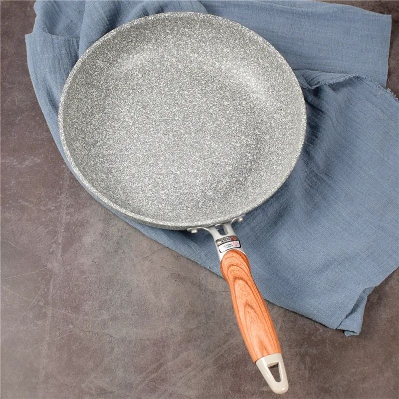 Durable Nonstick Stone Wok Pan with Ceramic Coating for Everyday Cooking