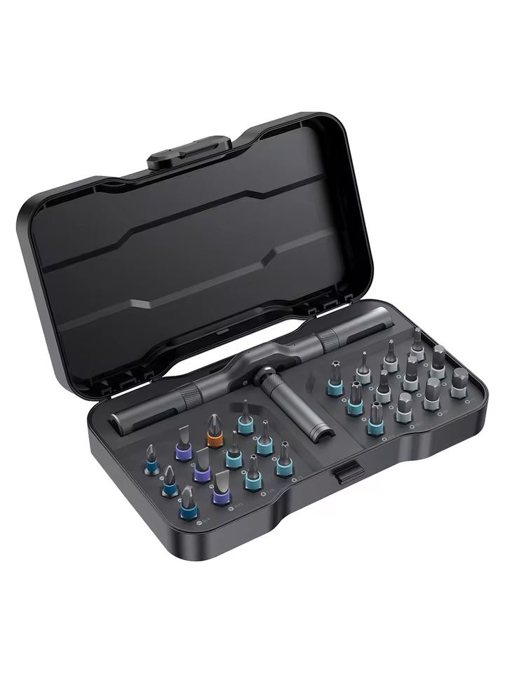Multifunction Ratchet Screwdriver Set with Magnetic Bits