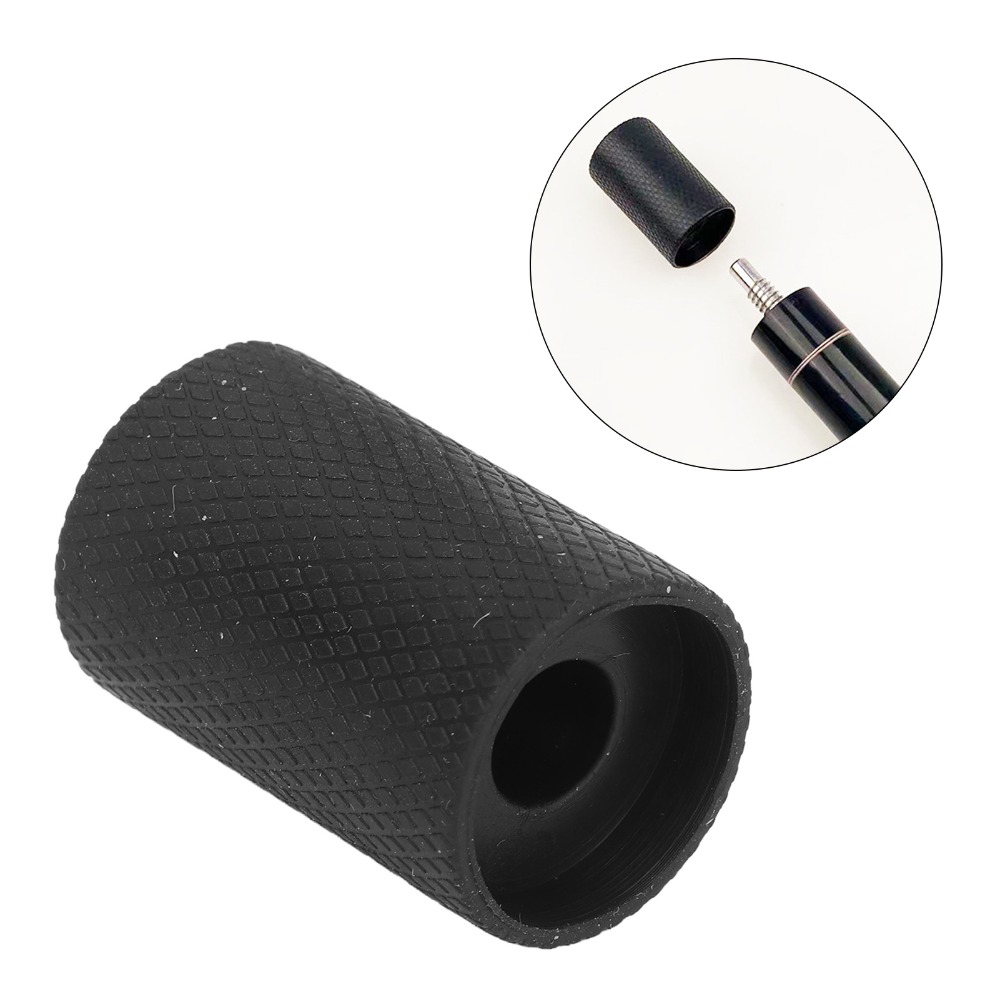 Easy to Install Pool Cue End Protector, Cue Joint Protector Replaceable Cover, Vibration Reduction