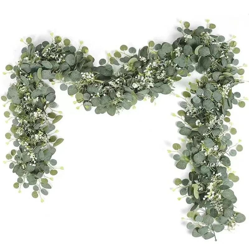 Artificial Eucalyptus Greenery Garland – Spring Berry & Blossom Edition