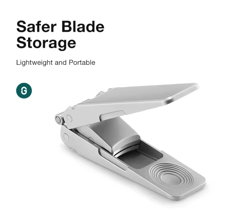GreenEdge Folding Nail Clippers Portable Stainless Steel Manicure Tool