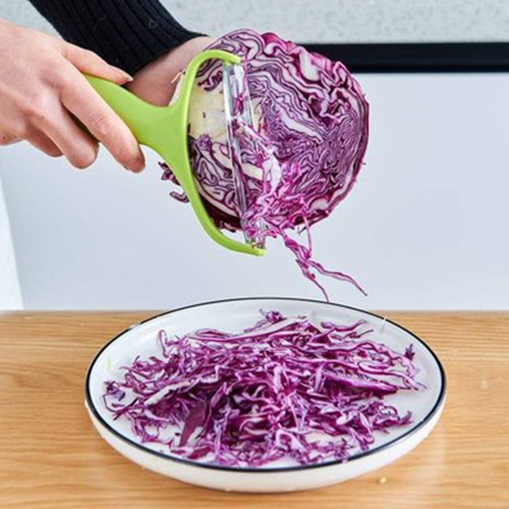 Stainless Steel Vegetable Peeler & Slicer Multi-purpose Grater for Fruits, Cabbage, Salad, Potatoes, and More