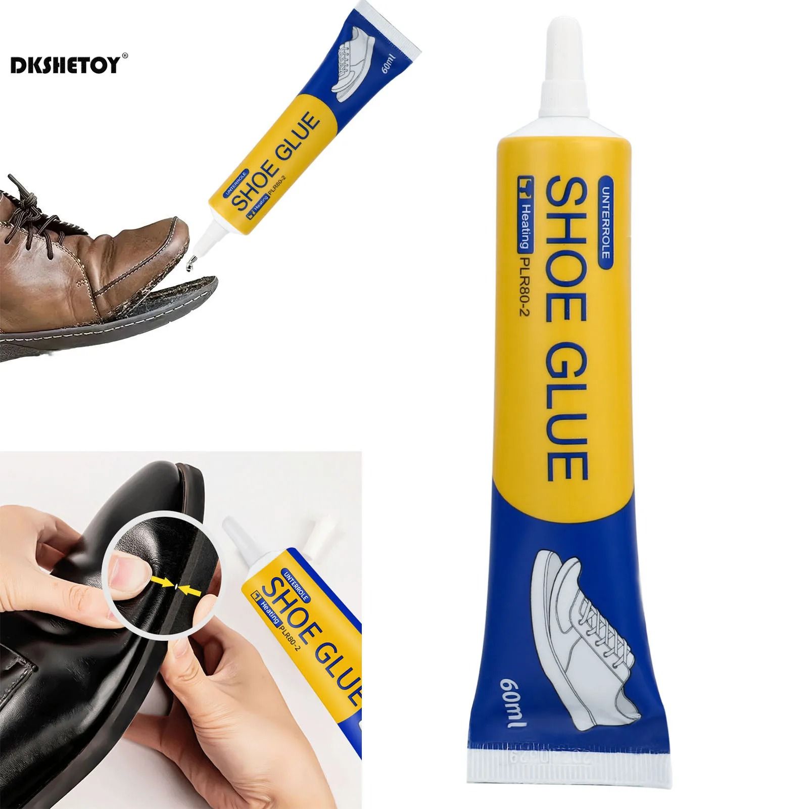 Super Strong Shoe Repair Glue Waterproof Adhesive for Sneakers Boots Leather 60ml