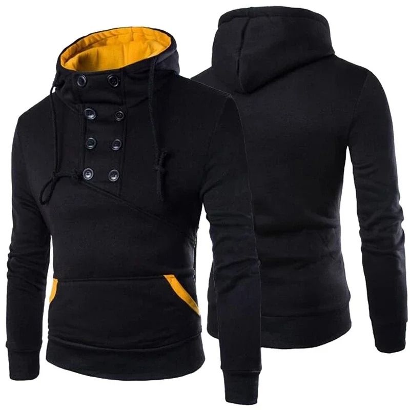 Mens Autumn Zipper Hoodie Sweatshirt